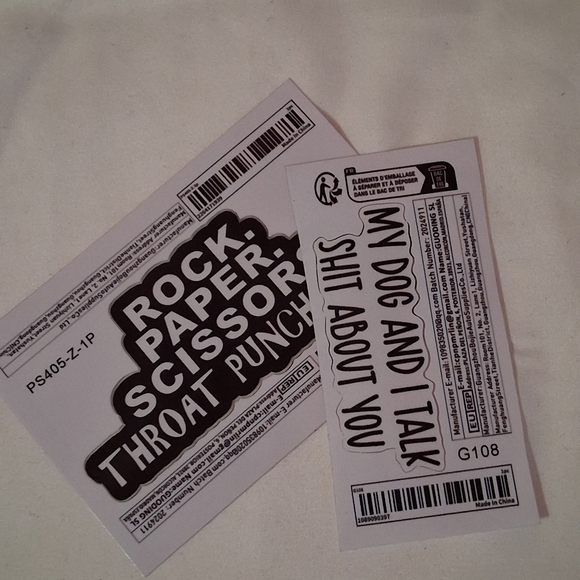 No Label Other - 🆕️ Vinyl Slogan Decals/Stickers